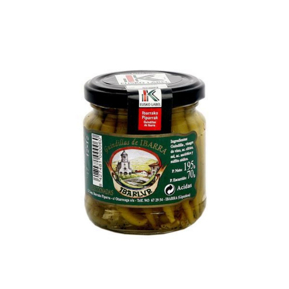 Guindilla Peppers Ibarlur