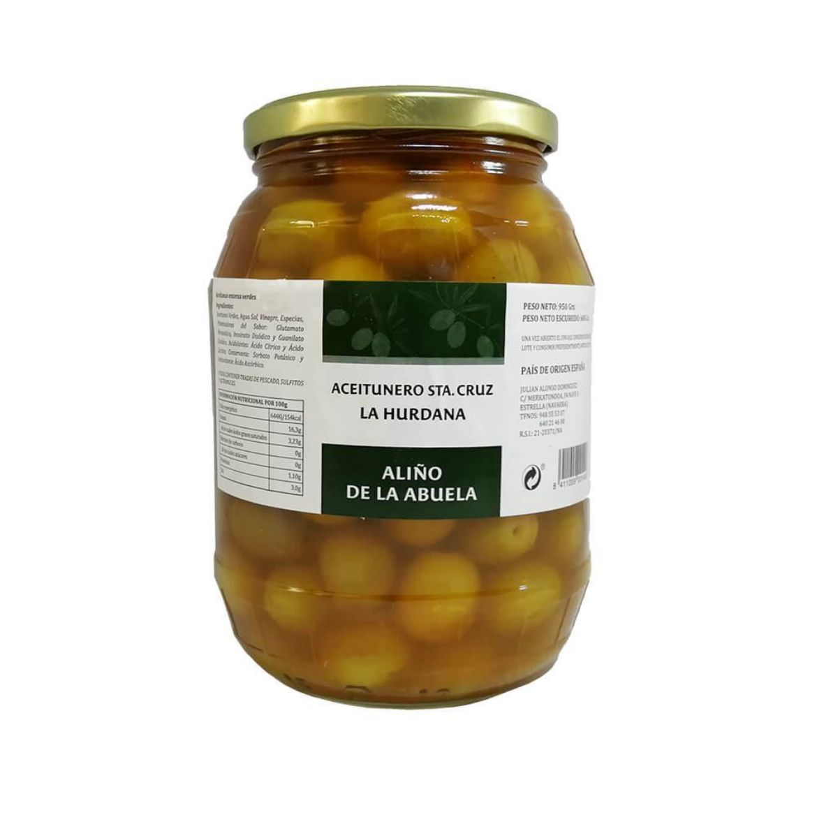 Grüne Oliven Aliño de la Abuela