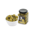grüne Manzanilla Oliven gefüllt mit Anchovies