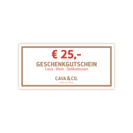 € 25,- Geschenkgutschein