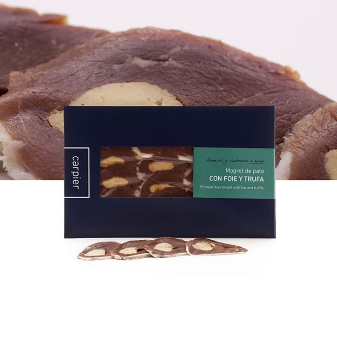 Entenbrust mit Foie gras und Trüffel Carpier