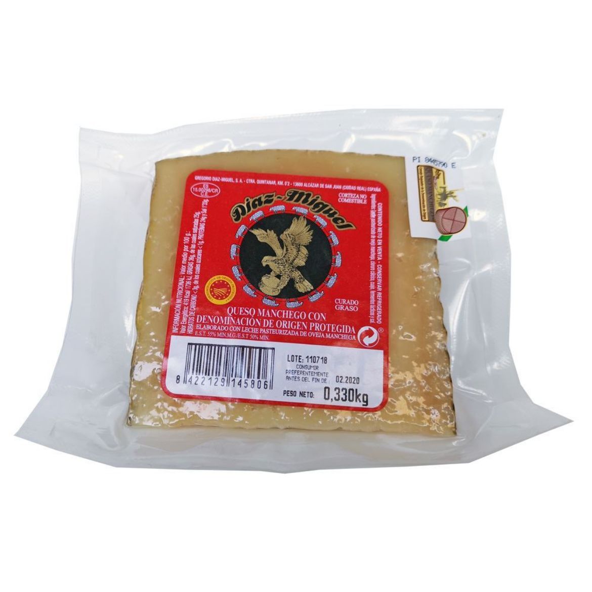 12 Monate gereifter Manchego D.O.P. Díaz-Miguel