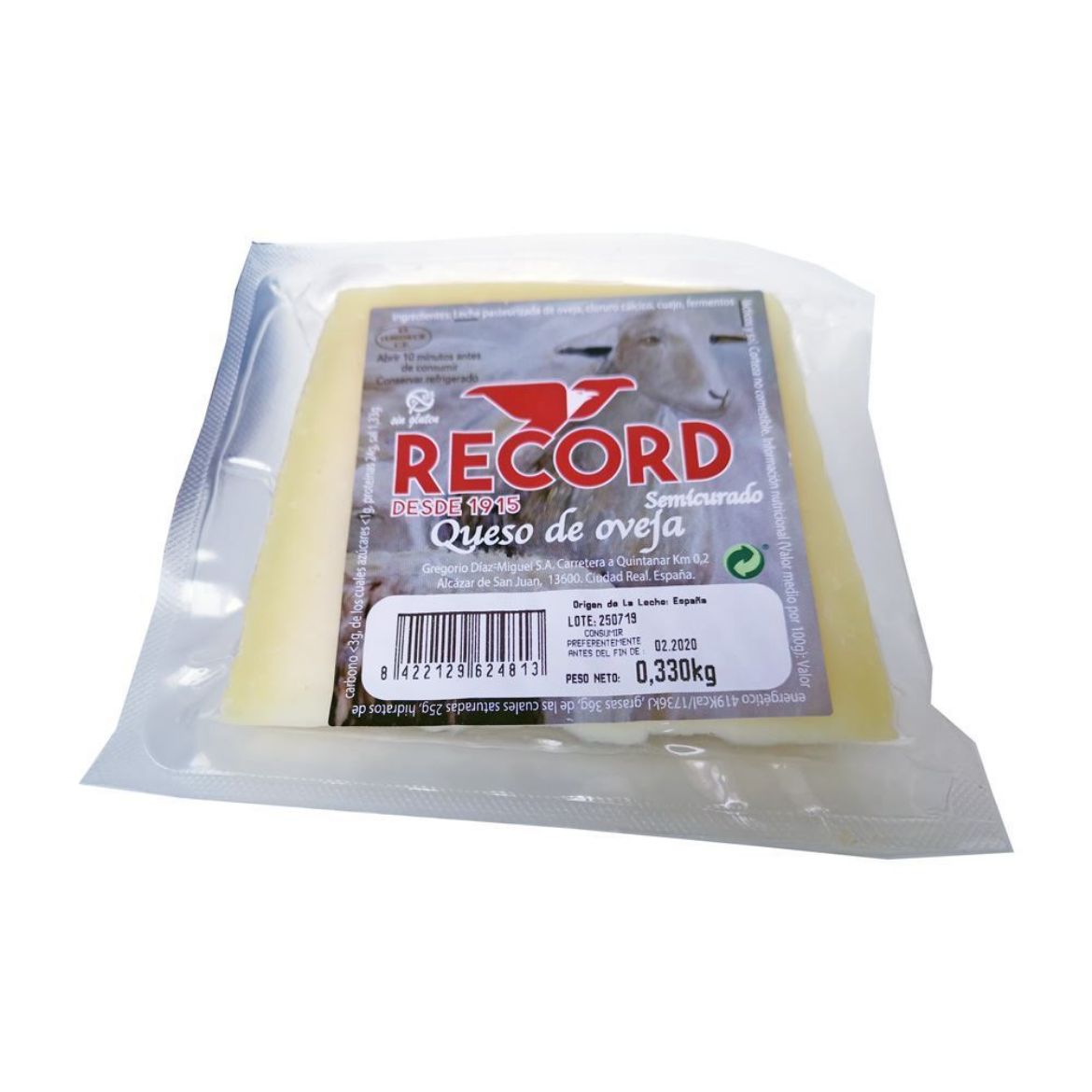 Queso de Oveja Semicurado 330g