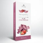 Ruby Schokolade mit Erdbeeren und Rosenblättern von Rafa Gorrotxategi