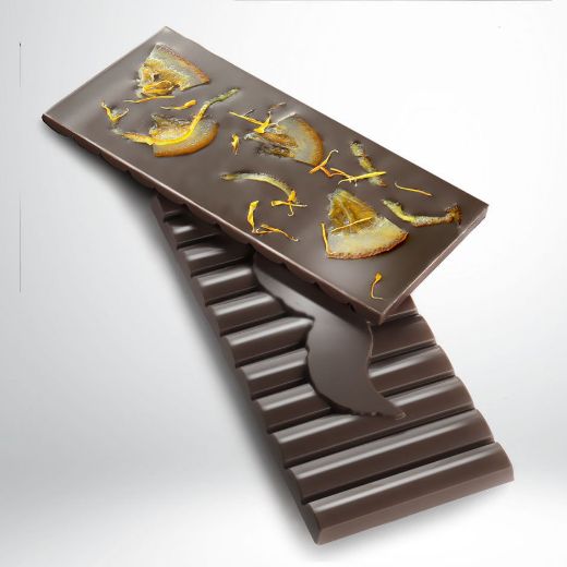 Schokolade 80%  mit Orange und Ringelblume von Rafa Gorrotxategi