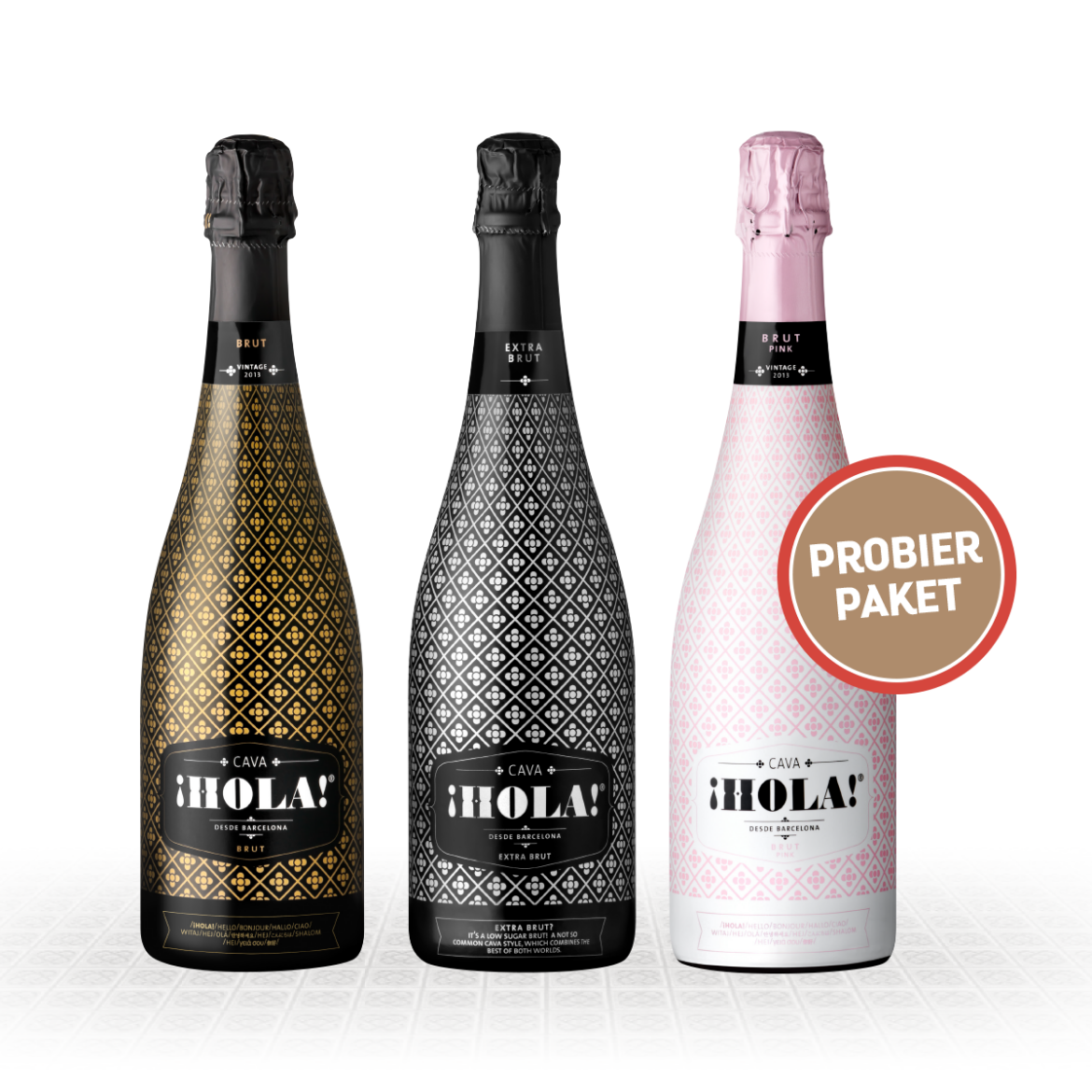 ¡HOLA! Cava Probierpaket Brut