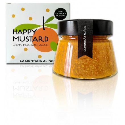 Happy Mustard - Senfsauce mit Orangen- und Olivenöl