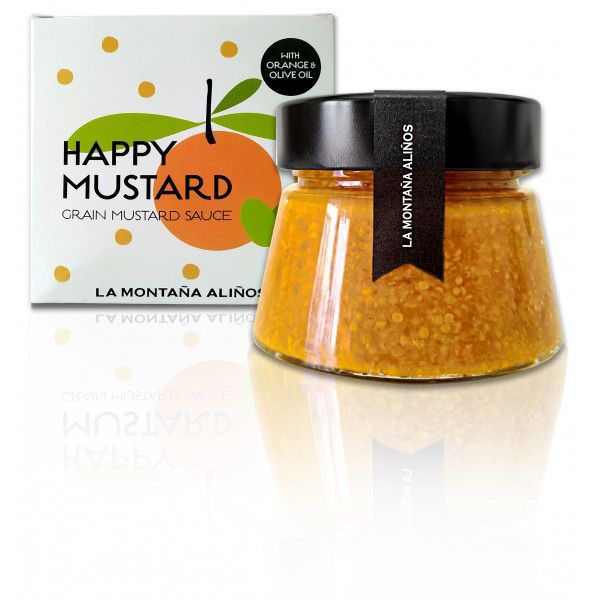 Happy Mustard - Senfsauce mit Orangen- und Olivenöl Happy Mustard - Senfsauce mit Orangen- und Olivenöl