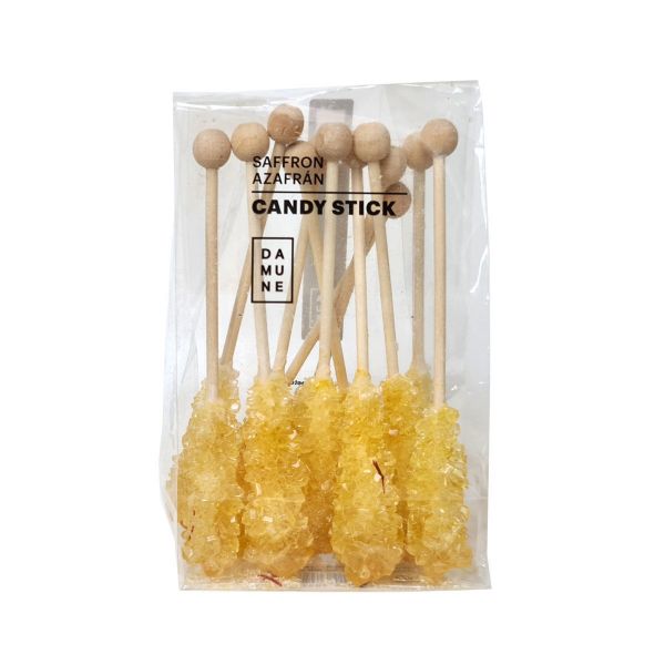 Candy Sticks Azafrán - Zuckerstangen mit Safran von Damune Candy Sticks Azafrán - Zuckerstangen mit Safran von Damune