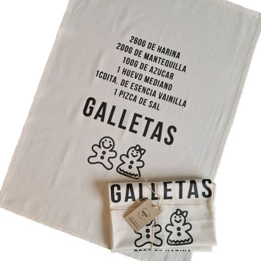 Geschirrtuch GALLETAS aus BIO Baumwolle von Rewinder