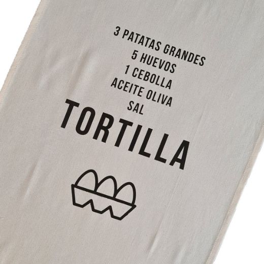 Geschirrtuch TORTILLA aus BIO Baumwolle von Rewinder