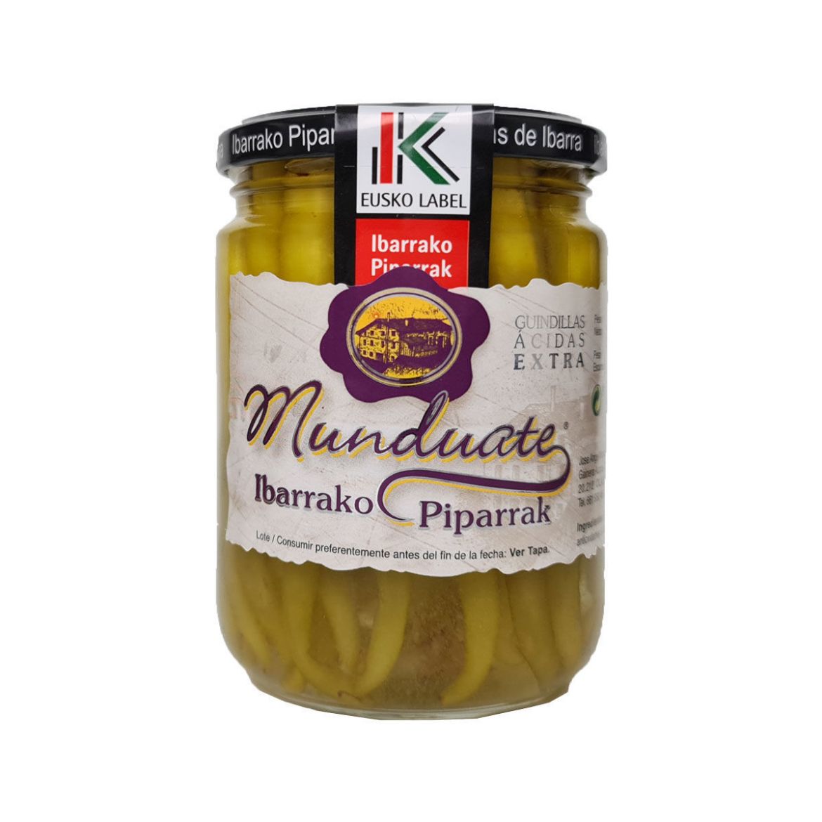 Milde Chilischoten Guindillas Ibarrako Piparrak Munduate