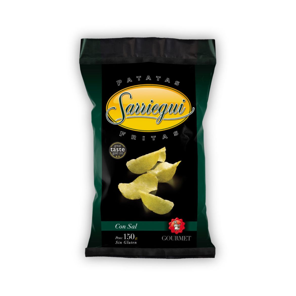 Patatas Fritas con Sal - Kartoffel-Chips mit Salz von Sarriegui	