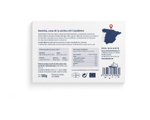 Anchoas del Cantabrico 100g von Don Bocarte