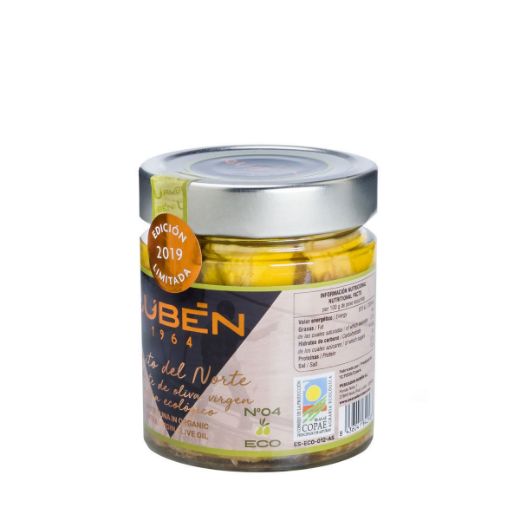 Weißer Thunfisch Bonito del Norte in Bio-Olivenöl 200g von Pescados Rubén
