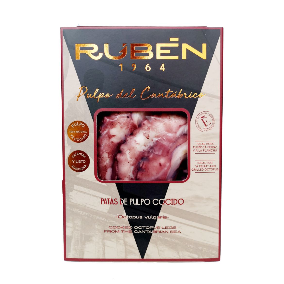 Oktopus gekocht - Pulpo Cantabrico Arme von Pescados Rubén