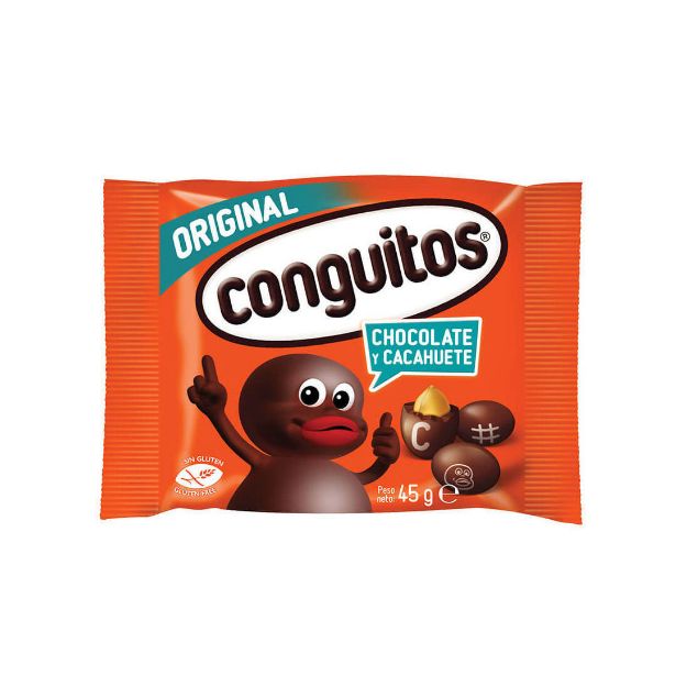 Conguitos Blanco Schokodrops mit Erdnüssen in dunkler Schokolade von La Casa