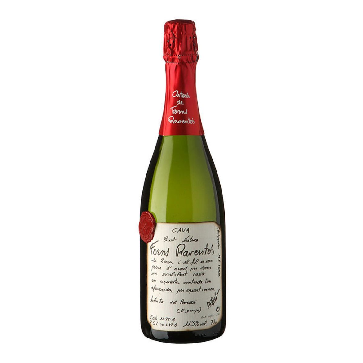 Spanischer Schaumwein Artesá Cava Brut Nature von Forns Raventós	
