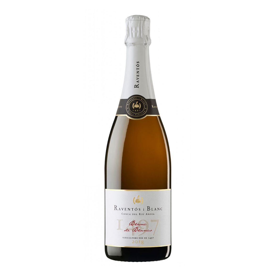 Spanischer Schaumwein Cava Extra Brut Blanc de Blancs von Raventos i Blanc