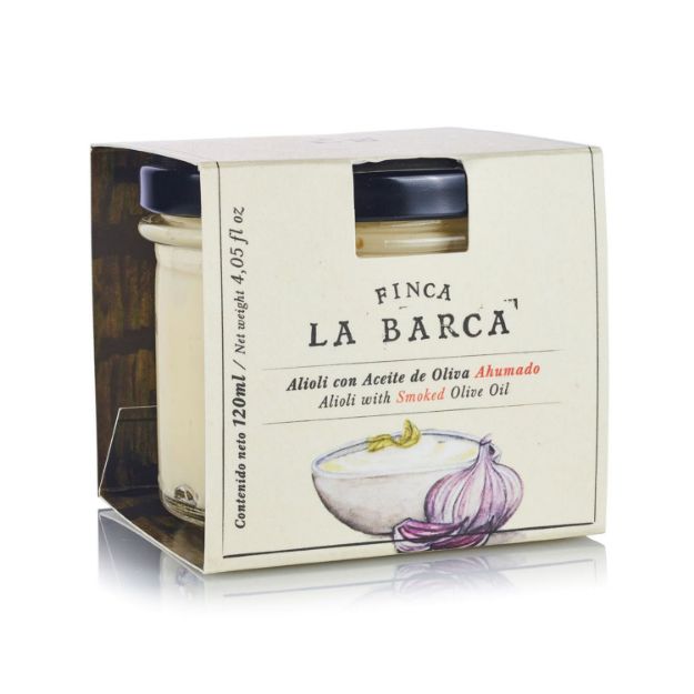 Alioli mit geräuchertem Olivenöl von La Finca de Barca