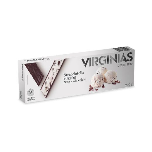 Turrón Nata y Chocolate Stracciatella von Virginias