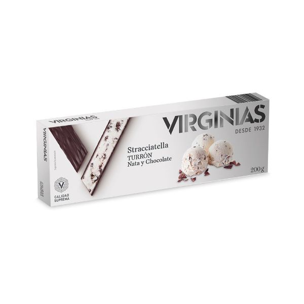 Turrón Nata y Chocolate Stracciatella von Virginias Turrón Nata y Chocolate Stracciatella von Virginias