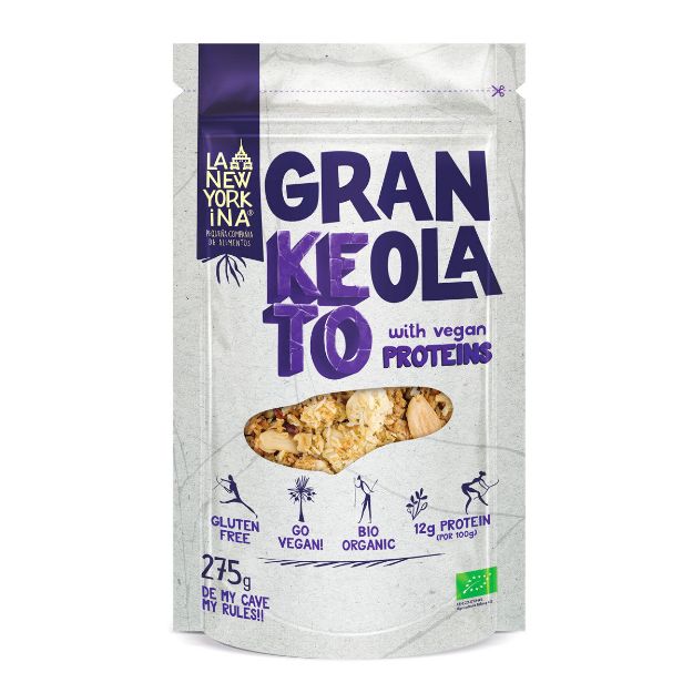 Granola KETO mit veganen Proteinen von La Newyorkina
