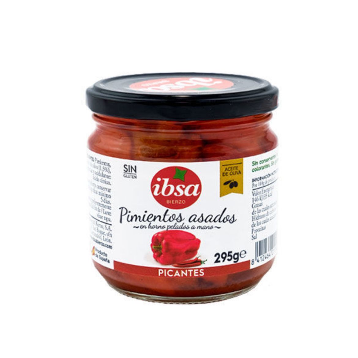 Pimientos asados picantes - geröstete, würzige Paprika von ibsa	