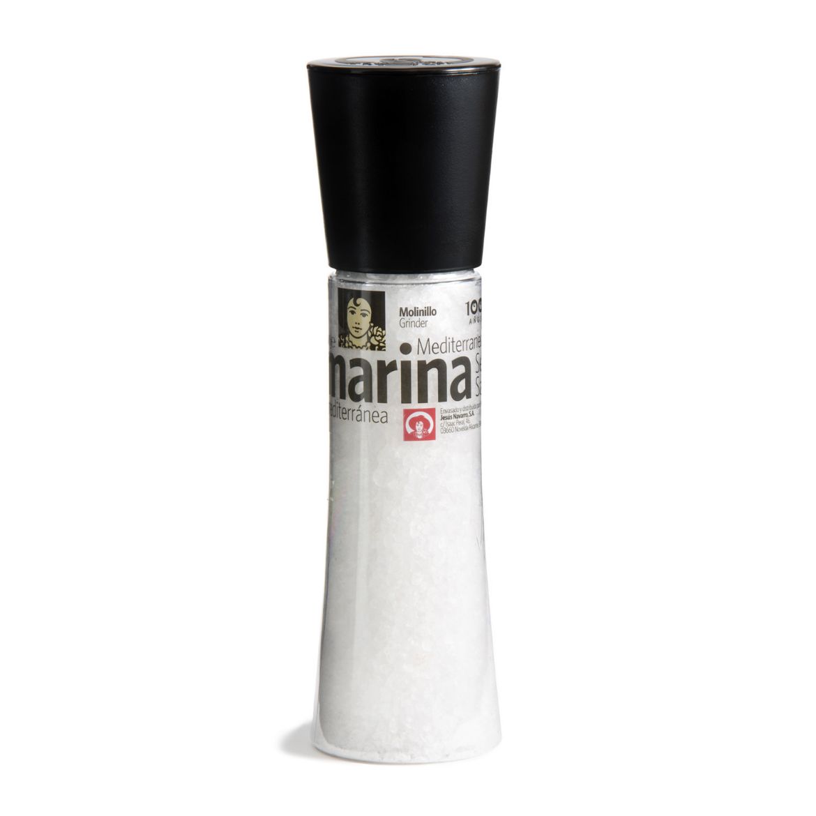 Meersalz Mühle 360g von Carmencita - Sal marina mediterránea Molinillo