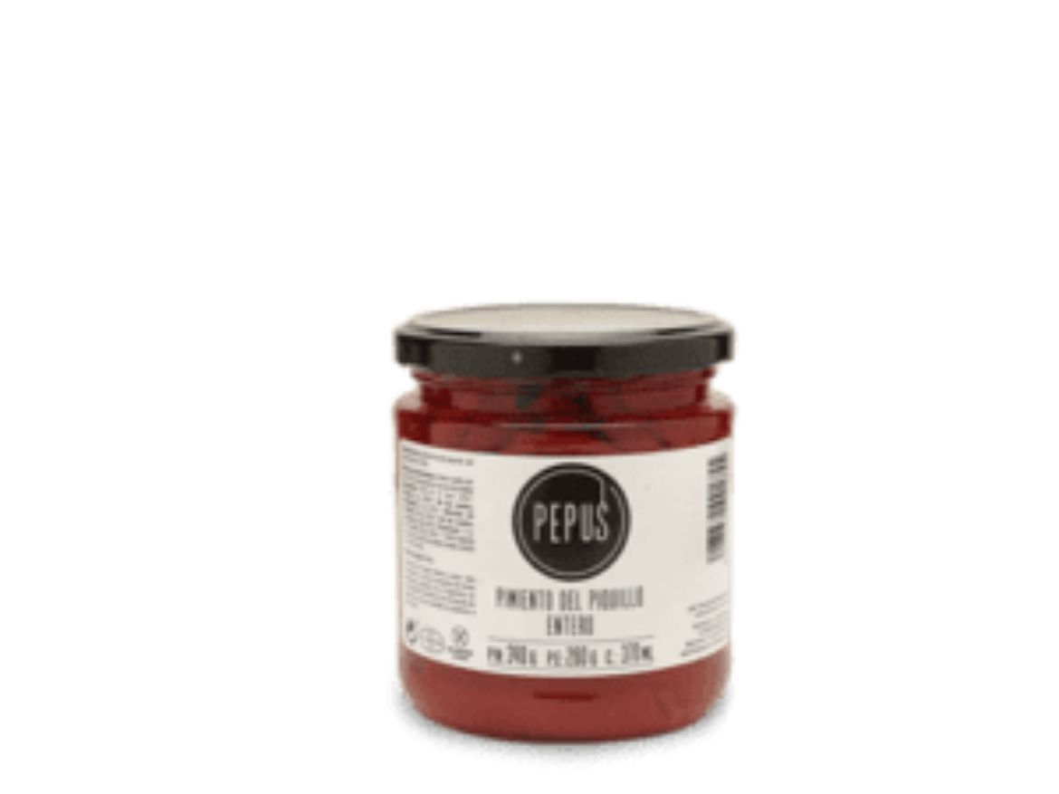 Pimiento del Piquillo entero extra - extra ganzer Piquillo Paprika von Pepus
