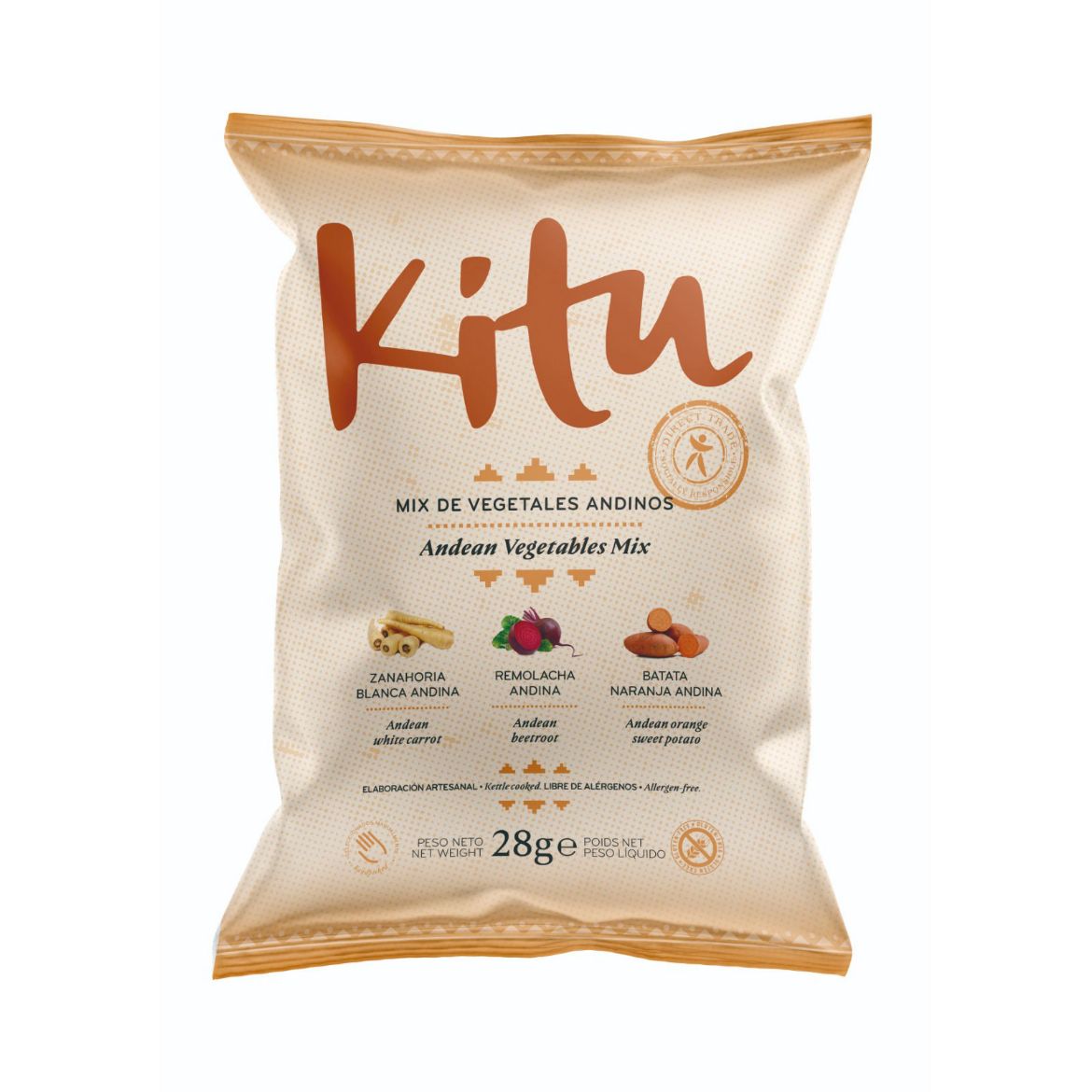 Andean vegetables Mix Gemüse Chips von Kitu