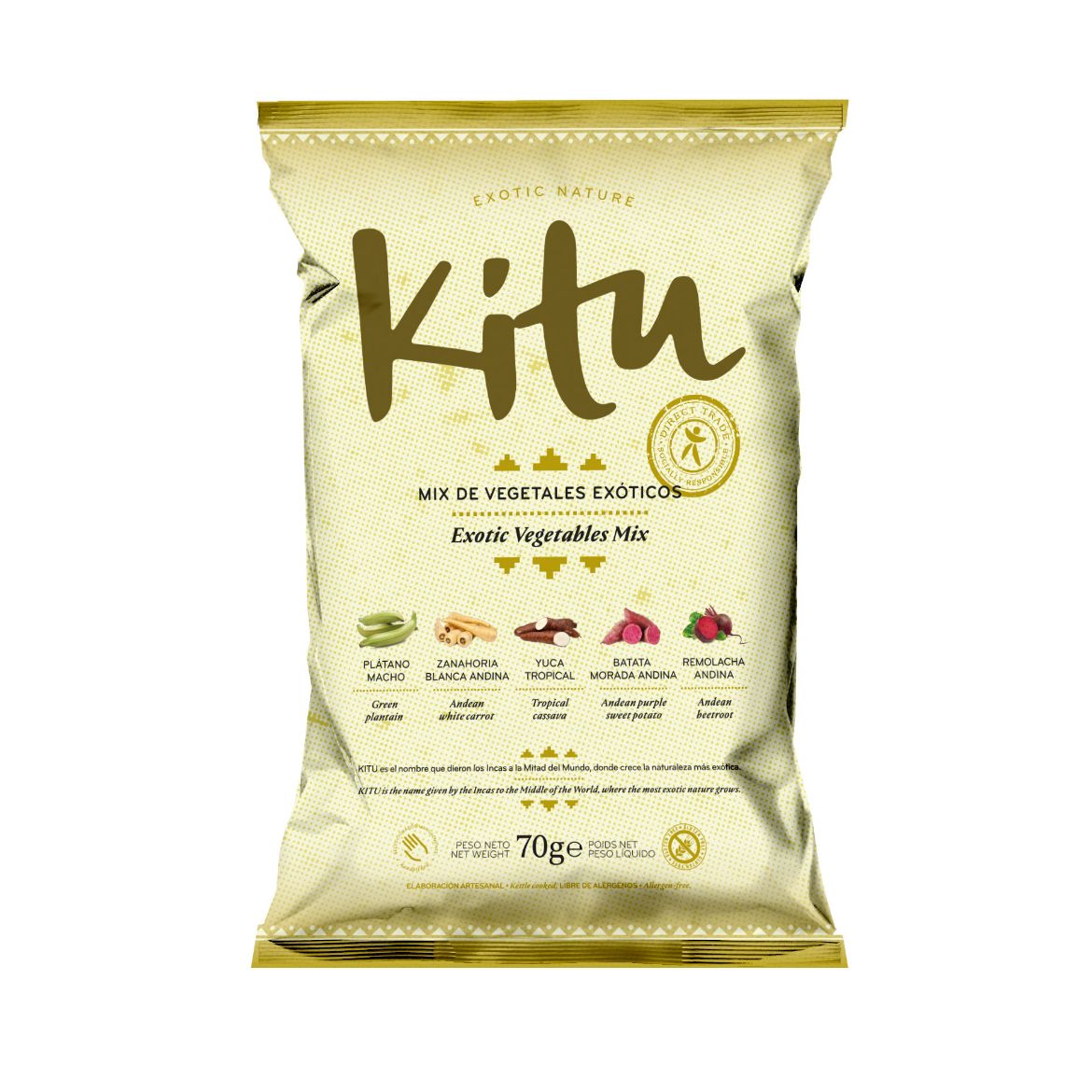 Exotic vegetables mix Gemüse Chips von Kitu