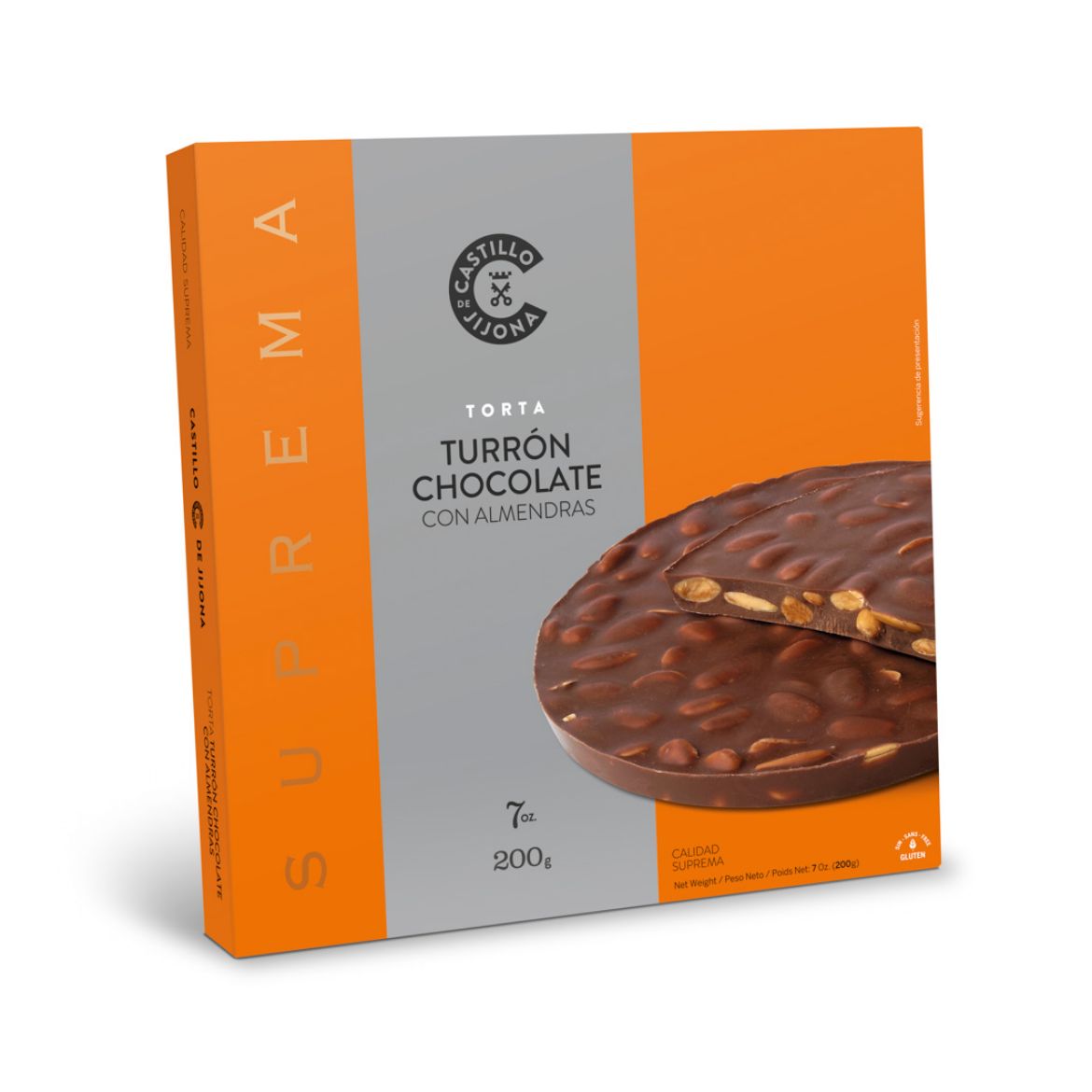 Bild von Torta Turrón Chocolate con Almendras