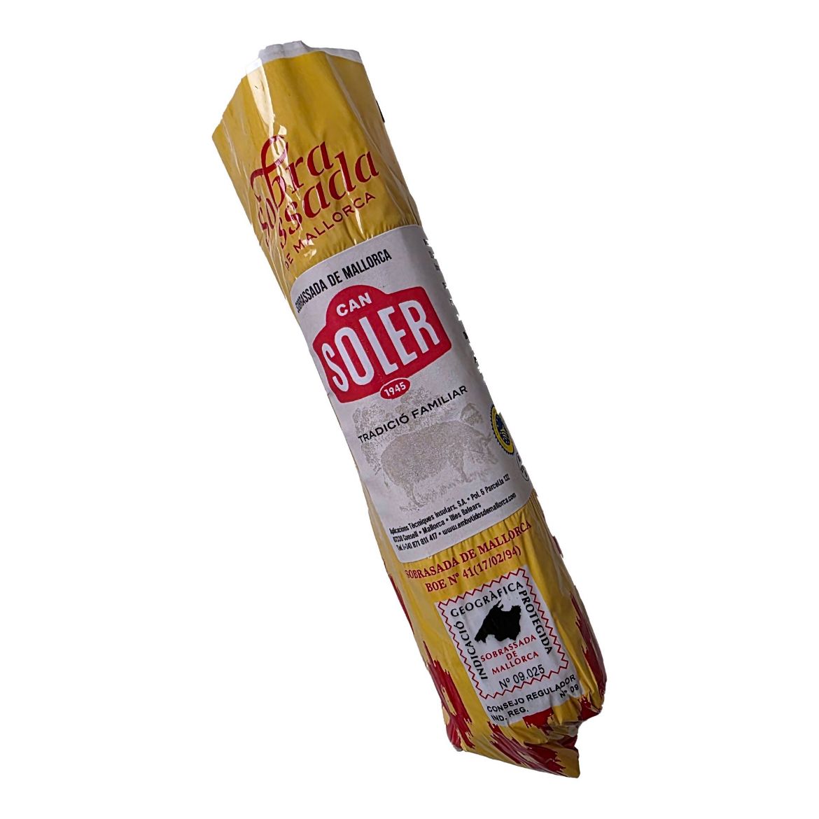 Sobrassada de Mallorca Duroc Can Soler