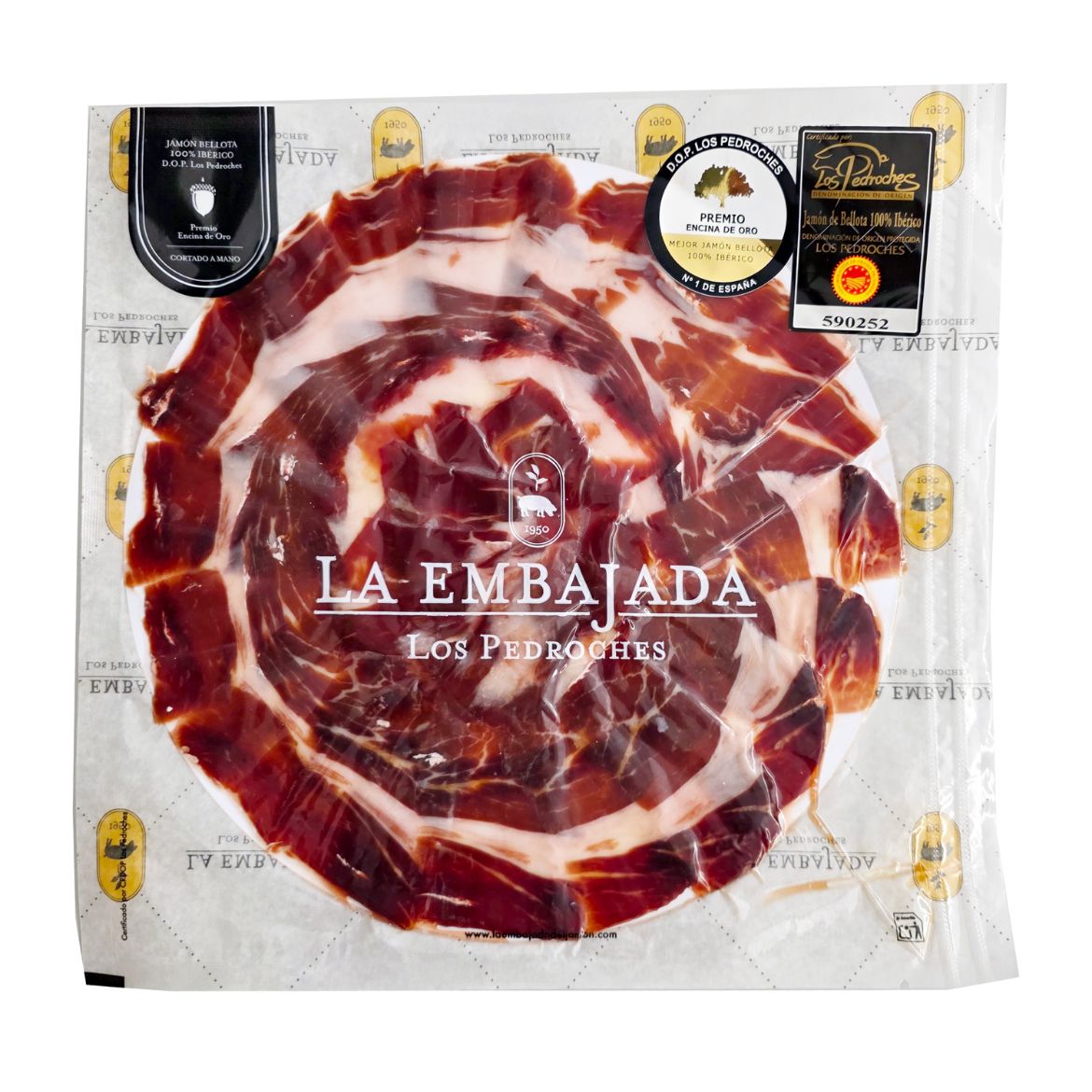 Jamón Bellota 100% Iberico - handgeschnitten von La Embajada