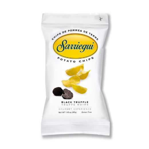 Patatas Fritas Kartoffelchips Trufa Negra 40g von Sarriegui