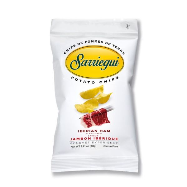 Patatas Fritas Jamón Iberico Kartoffelchips von Sarriegui Patatas Fritas Jamón Iberico Kartoffelchips von Sarriegui